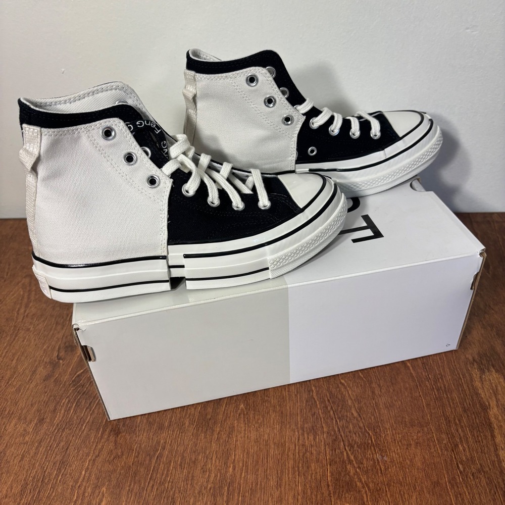 Converse Chuck 70 2-in-1 Feng Chen Wang Unisex 5M/7W Ivory Black New - Picture 4 of 11